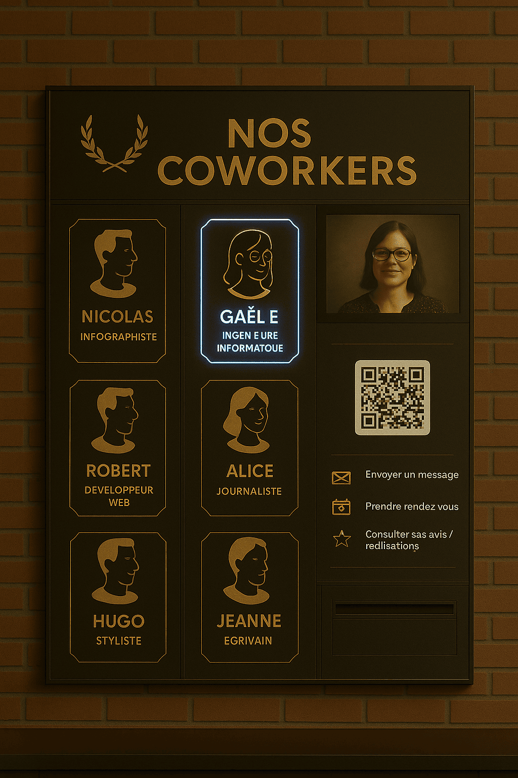 Mur interactif Popey